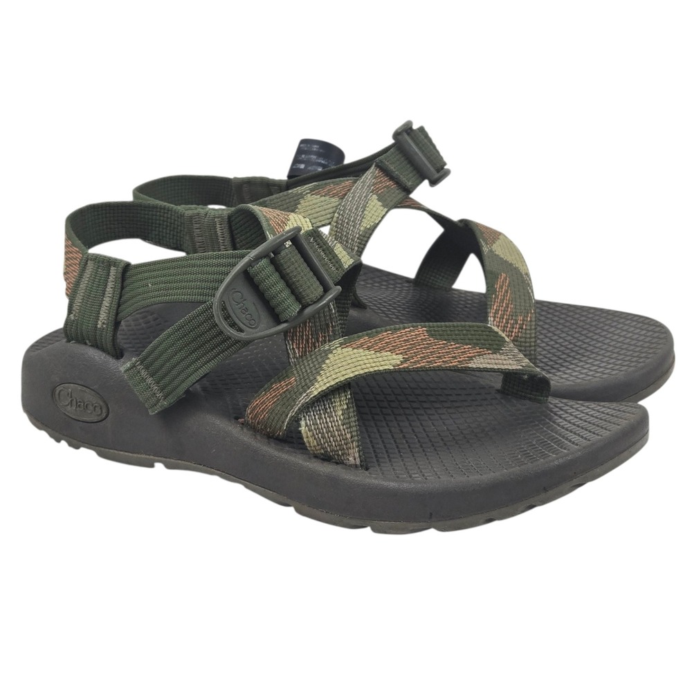 Chaco Z1 Classic Camo Sandals Womens Size 5 Green Camouflage Hiking JCH108050